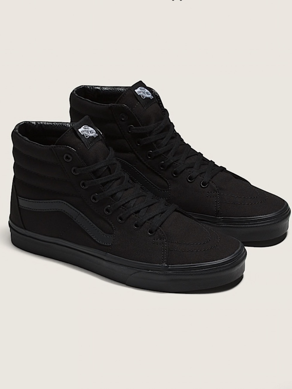 Vans Black High-Top Skate Sneakers